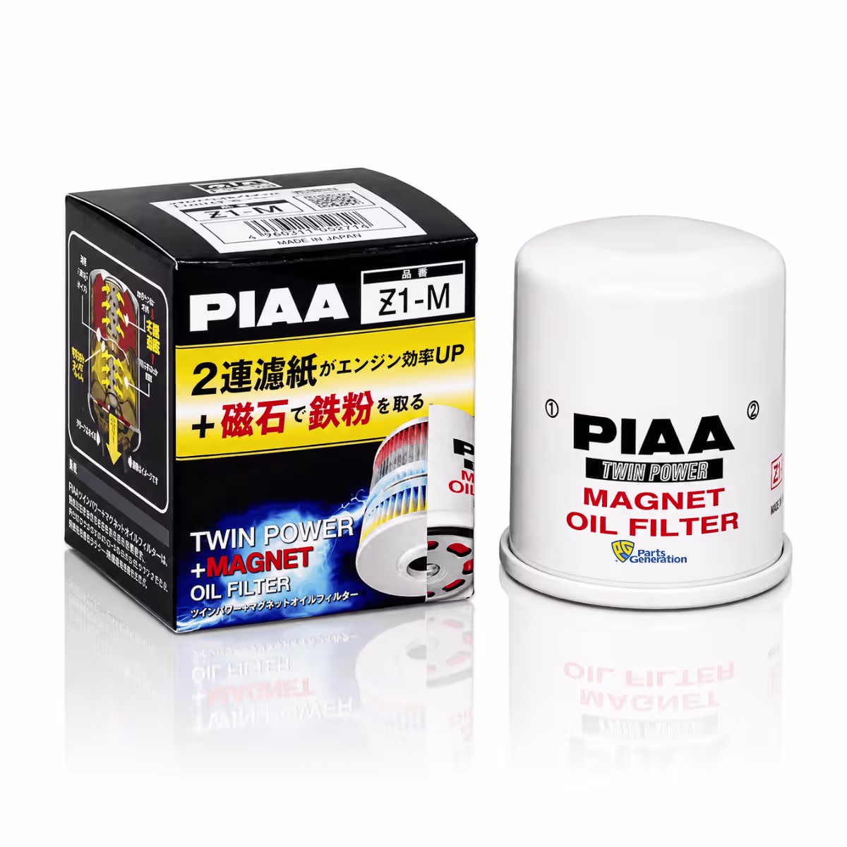 PIAA TWIN POWER+ MAGNET OIL FILTER Z1-M FOR TOYOTA